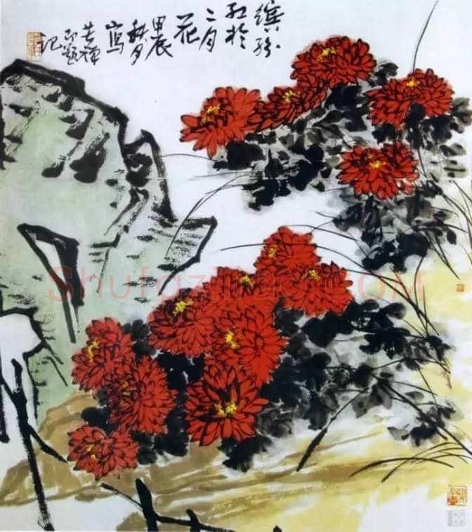 近现代名家画菊48幅！（值得收藏） | 书画知识