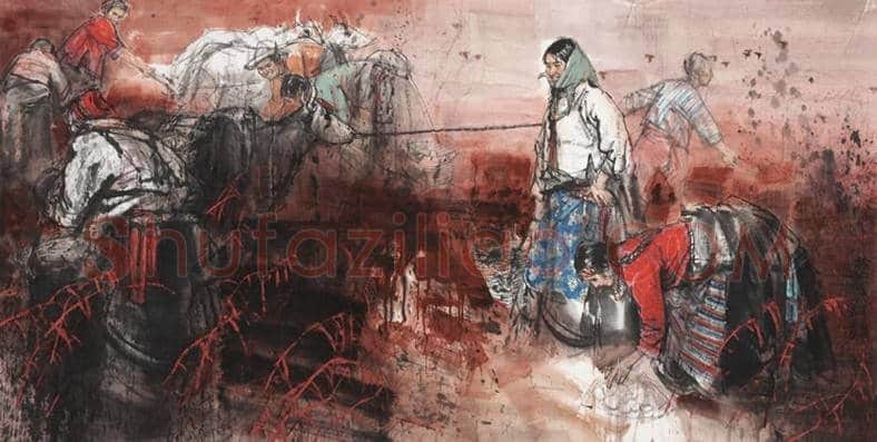 画僧史国良西藏风情人物画！ | 书画常识