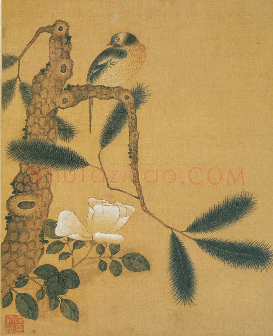 陈洪绶《花鸟精品册》 图赏 | 传世国画赏析