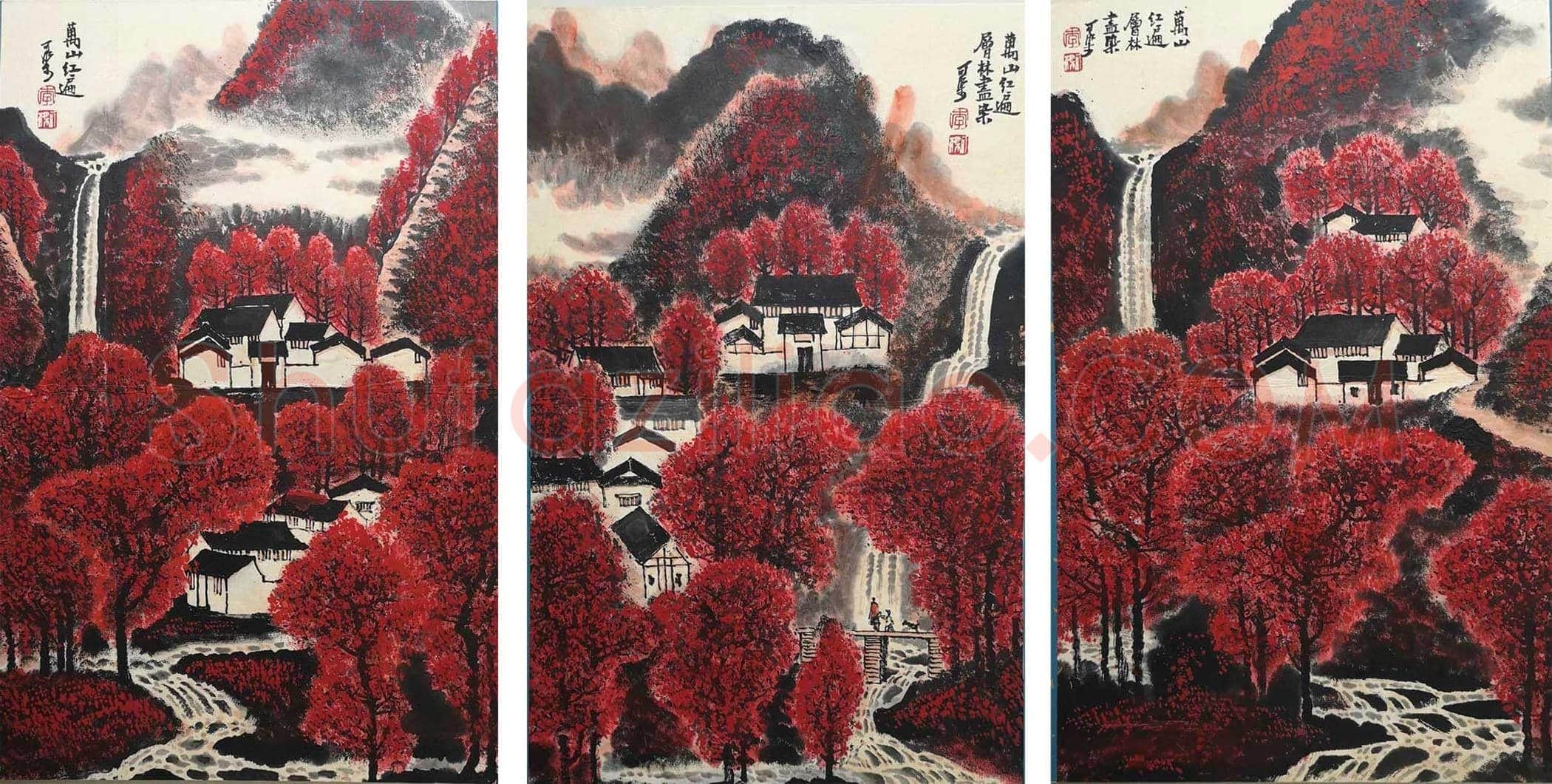 李可染山水《精品册页》，集大成之作！ | 国画图片