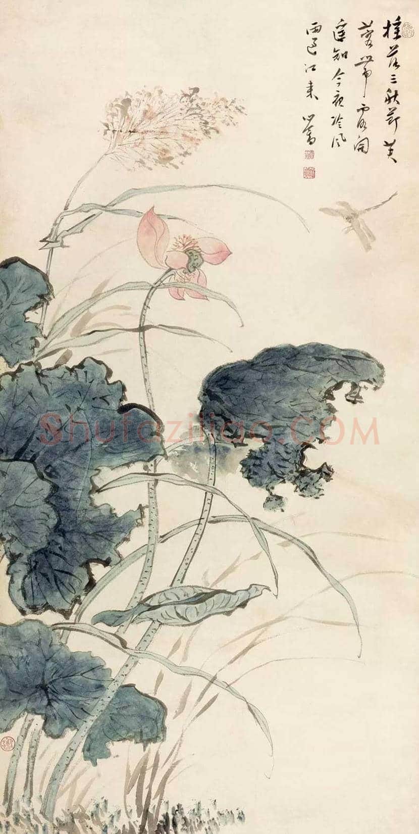 溥心畲笔下的荷花,清新脱俗! | 书画资料
