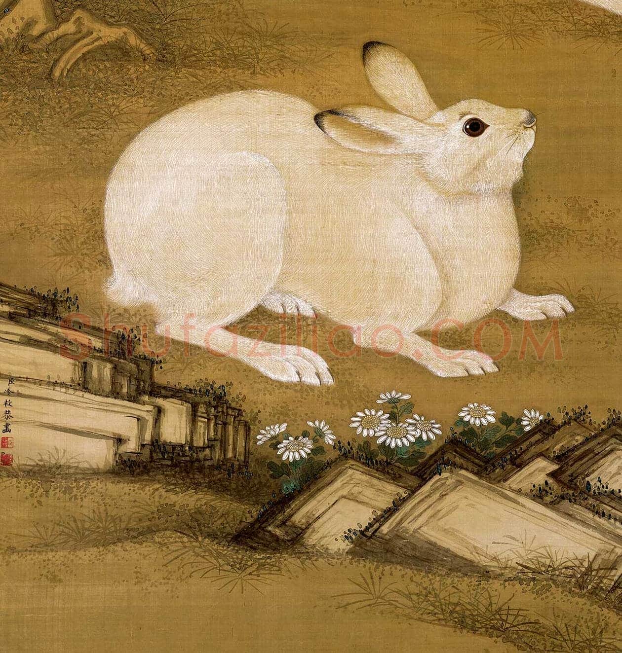 冷枚《梧桐双兔图》欣赏 | 书画科普