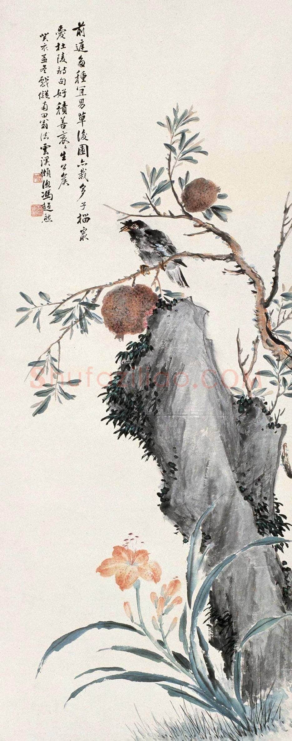 冯超然花鸟作品欣赏 | 书画科普