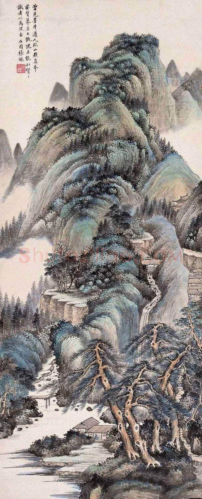 张石园山水画作品欣赏 | 书画文摘