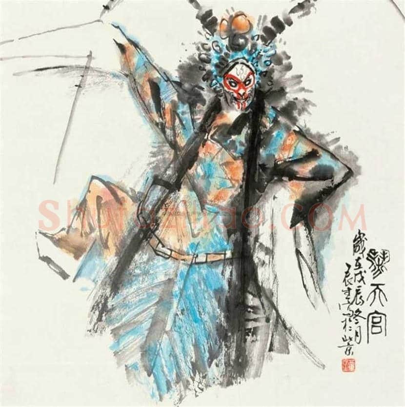 董辰生写意人物作品欣赏 | 书画科普