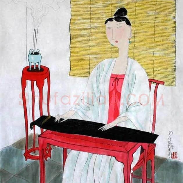 胡永凯作品欣赏-美人依旧 | 书画文摘