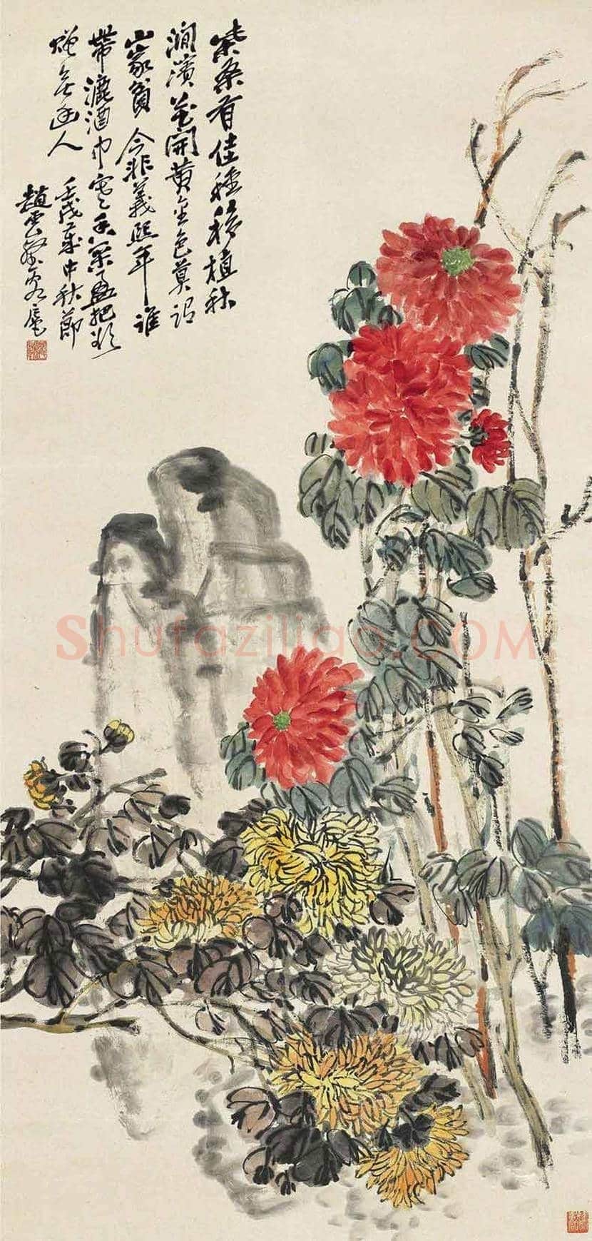 赵云壑花鸟画欣赏 | 书画资料