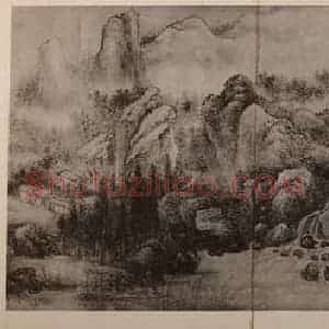 清代 王翚国画作品《江山纵览图卷(八)》摘自 南画大成 卷十三