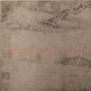 元代 王渊国画作品《秋塘立鹭图卷(三)》摘自 南画大成 卷十四