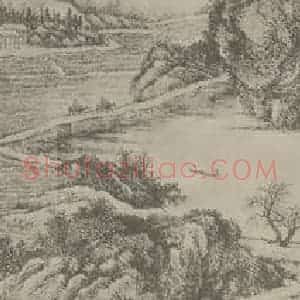清代 王翚国画作品《溪山无尽图卷(五)》摘自 南画大成 卷十六