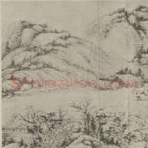 清代 奚冈国画作品《留春小舫图卷(一)》摘自 南画大成 卷十六