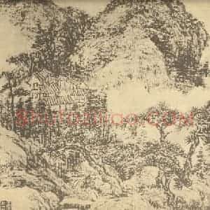 清代 王宸国画作品《山水图(九)》摘自 南画大成 续集二