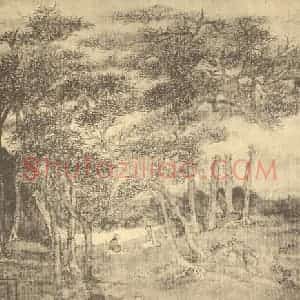 清代 吴历国画作品《山水图(十六)》摘自 南画大成 续集二