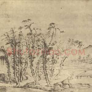 清代 吴历国画作品《山水图(二十)》摘自 南画大成 续集二