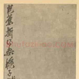 清代 吴昌硕国画作品《芭蕉·枇杷图》摘自 南画大成 续集三