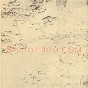 清代 罗聘国画作品《画无量寿佛》摘自 南画大成 续集四·补遗