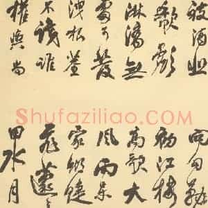 明代 徐渭·墨笔花卉卷·翁方纲题跋(二)