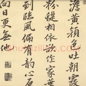 清代 钱纶光 陈书·书画合璧·钱纶光题跋(四)