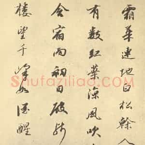 清代 华岩·山水册·王文治题跋(七)