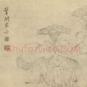 清代 边寿民国画作品《鸡冠花》摘自 南画大成 卷四