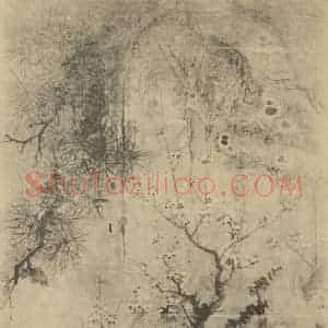 清代 恽寿平国画作品《五清图》摘自 南画大成 卷五