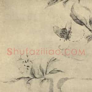 清代 金农国画作品《天牛图》摘自 南画大成 卷六