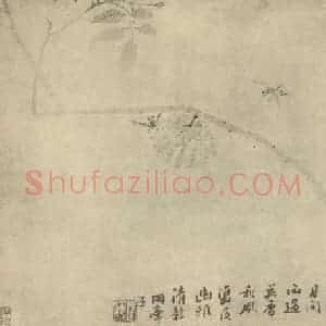 清代 罗聘国画作品《蜂窼图》摘自 南画大成 卷六