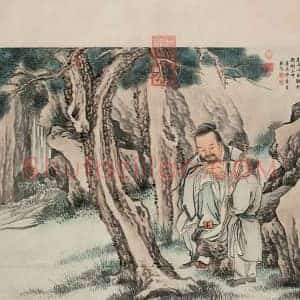 金廷标《金廷标绘画》清代书画作品图片赏析