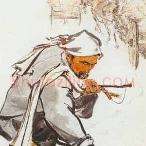 方增先《方增先粒粒皆辛苦》现代书画作品图片赏析