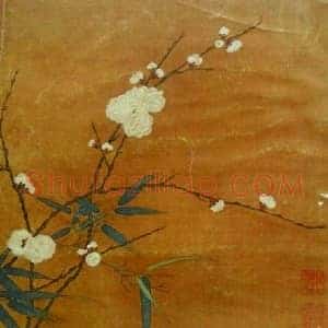 马麟《宋马麟梅竹图》宋代书画作品图片赏析