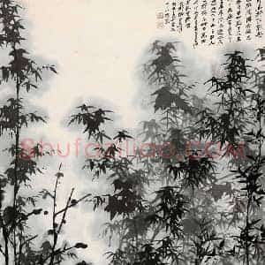 张大千《张大千高士图价格》现代书画作品图片赏析