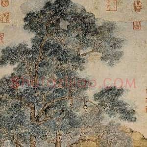 丁云鹏《丁云鹏白马驮经图》明代书画作品图片赏析