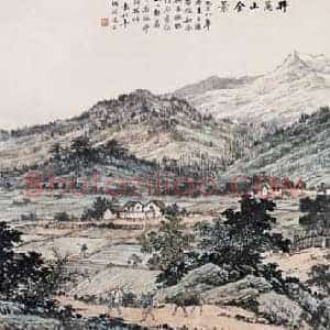 袁松年《袁松年山水画》现代书画作品图片赏析