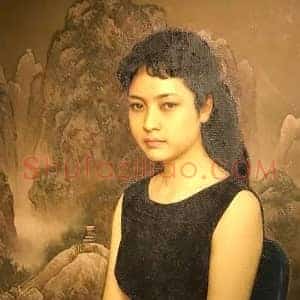 青年女歌手《青年女歌手等画作》当代书画作品图片赏析