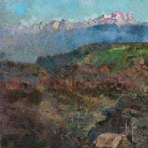 徐悲鸿《徐悲鸿喜马拉雅山全景2070万》现代书画作品图片赏析