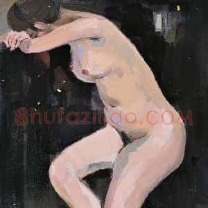 吴冠中《吴冠中人体绘画拍卖》当代书画作品图片赏析