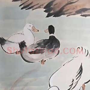 徐悲鸿《中国近代绘画之父徐悲鸿的诗》现代书画作品图片赏析