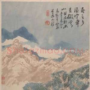 石涛《石涛野色册页》清代书画作品图片赏析