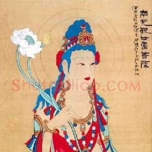 张大千《张大千笔下的13尊观音菩萨》现代书画作品图片赏析