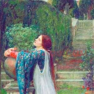 沃特豪斯《英国画家沃特豪斯画作》近代书画作品图片赏析