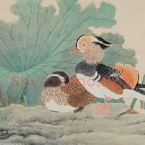 夫妻书画家《夫妻书画家水墨伉俪情》历代书画作品图片赏析
