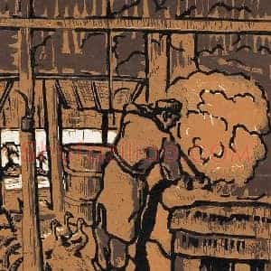 《中国新兴木刻版画运动90年》现代书画作品图片赏析