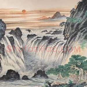 关山月至尊巨制《锦绣河山》国画作品高清图片赏析