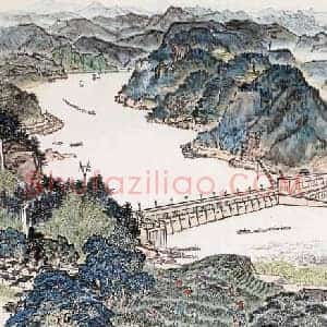叶浅予《叶浅予山水画》现代书画作品图片赏析