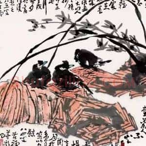 李苦禅《李苦禅花鸟画》现代书画作品图片赏析