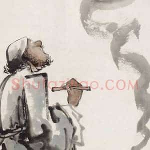 齐白石《齐白石笔下的铁拐李》现代书画作品图片赏析