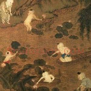 婴戏图《婴戏图穿越千年的天真烂漫》历代书画作品图片赏析
