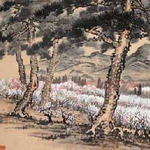 俞剑华《俞剑华山水画》现代书画作品图片赏析