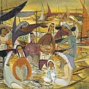 林风眠《林风眠最贵作品》现代书画作品图片赏析