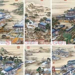郎世宁《郎世宁最贵的字画》清代书画作品图片赏析